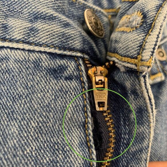 Vintage Cherokee Jeans Women 8 Blue 100% Cotton High Waisted Denim 90s Mom 26x30 - Picture 6 of 11